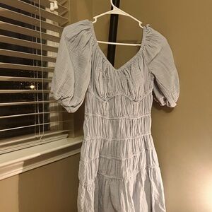 Elegant Blue Women's Dress